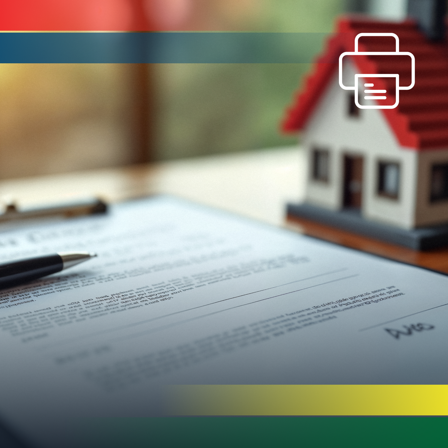 Positive or Negative Certificate of Property Ownership - physical (printed on official paper and sent by mail)