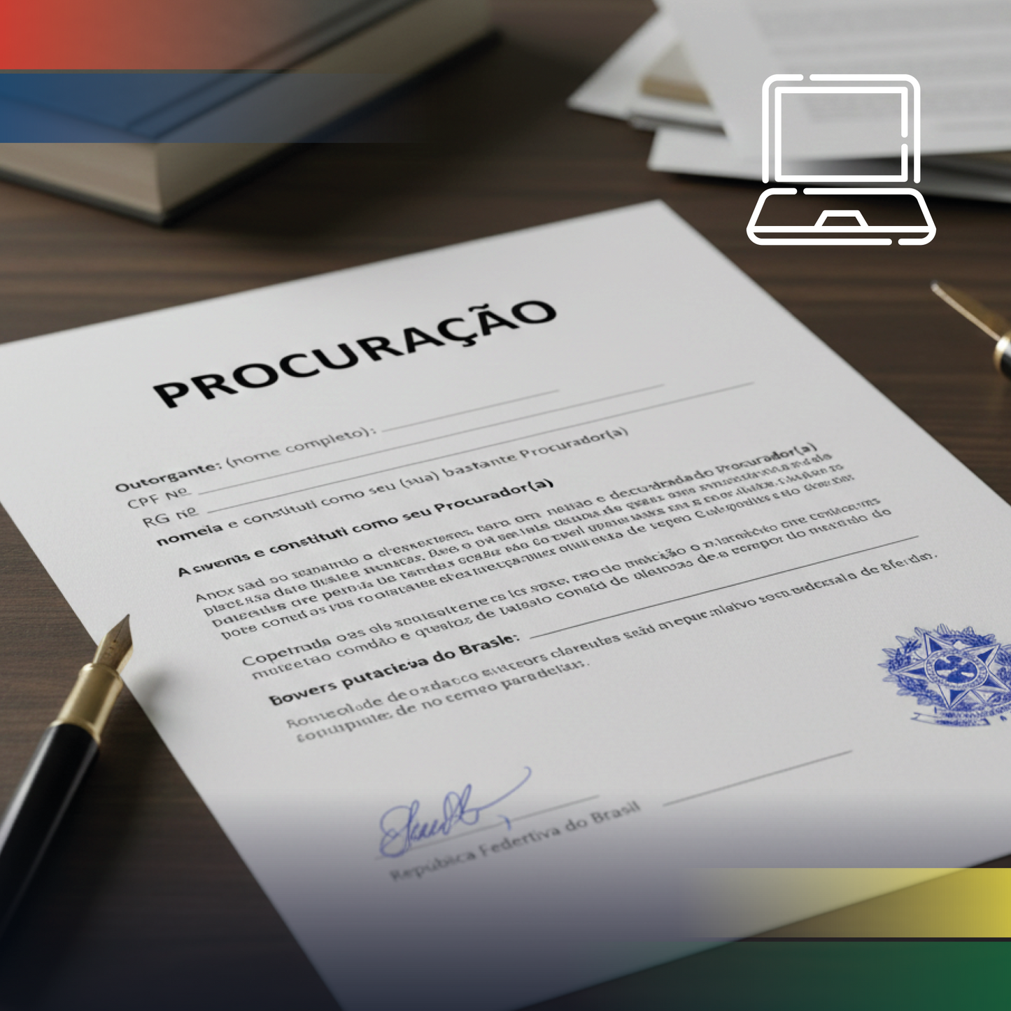 Procuração Pública para uso no Brasil (lavrada em cartório) - Digital