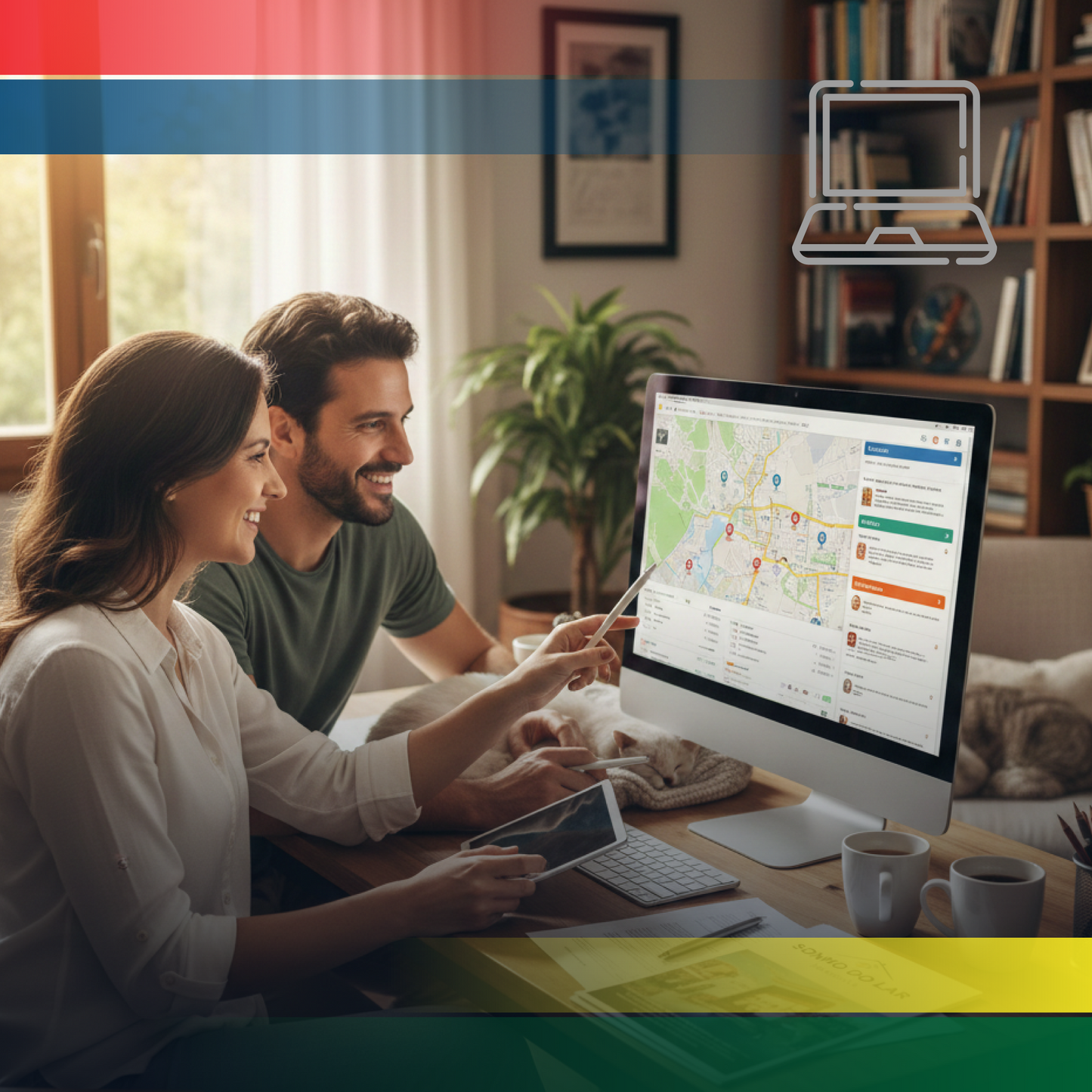 Real estate search by city.